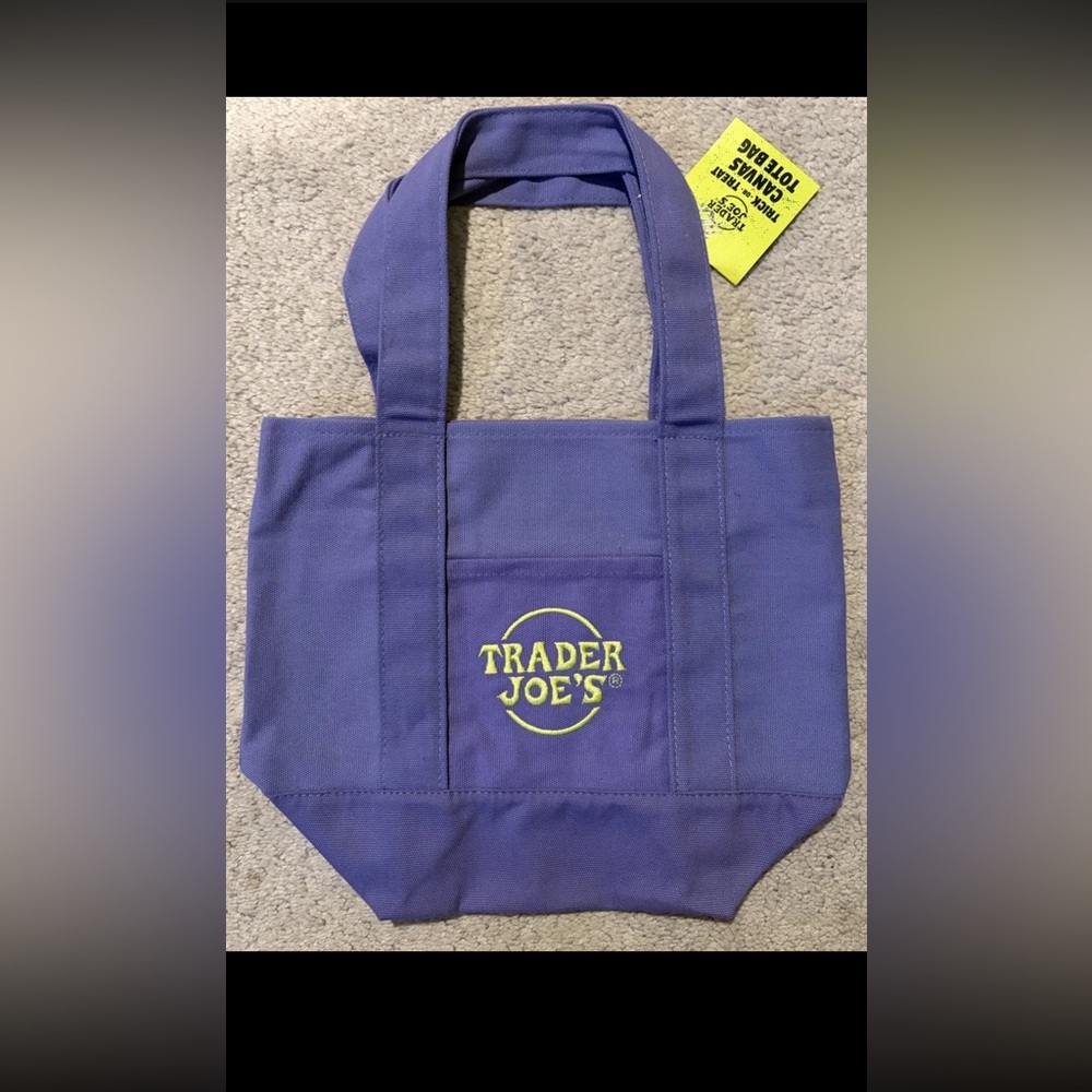 Trader Joe's Purple Tote Bag